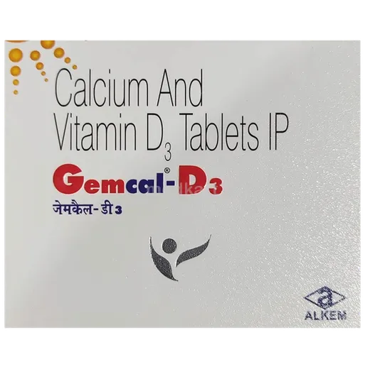 gemcal d3 capsule 15's
